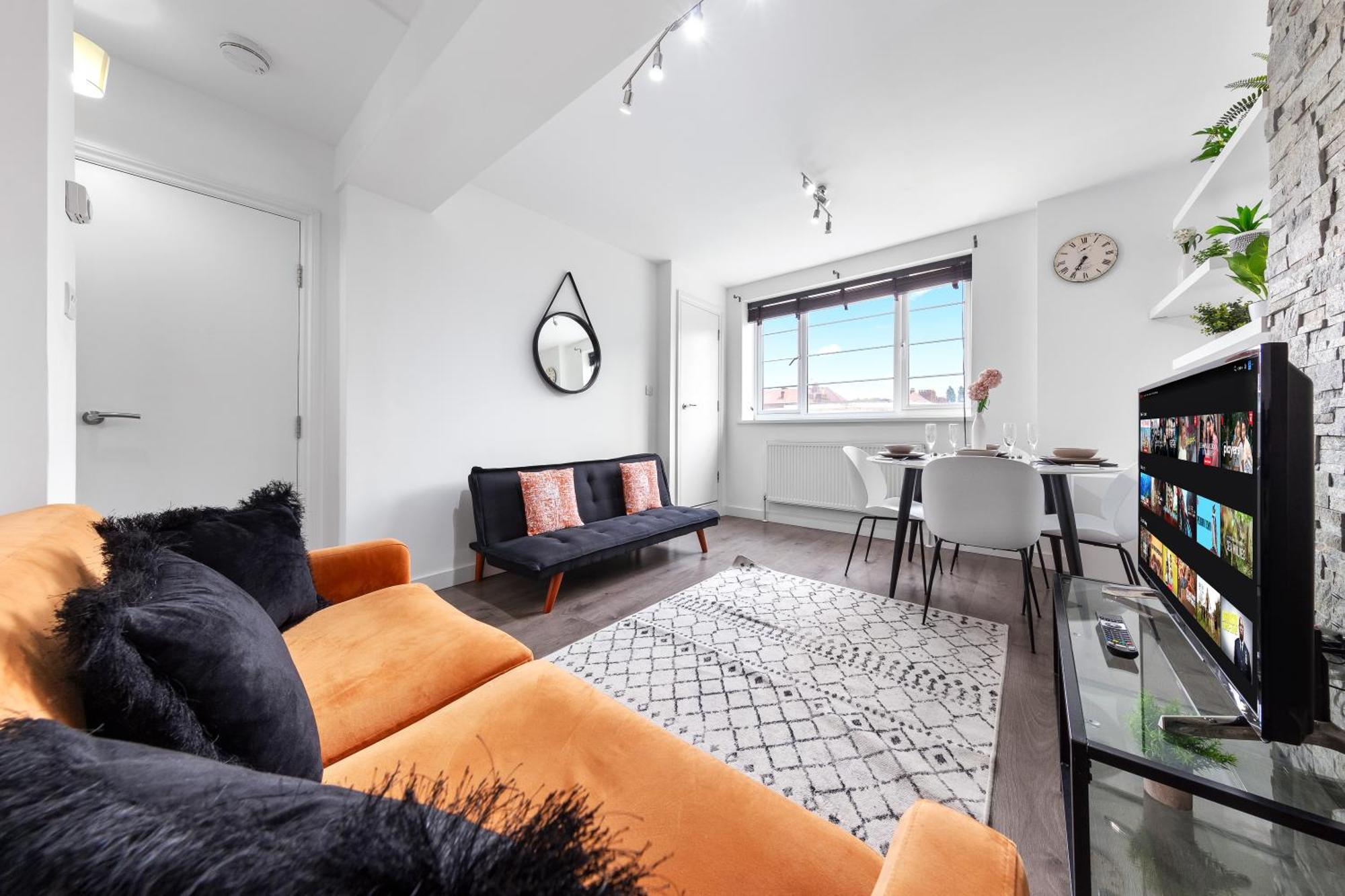 Central London Two Bedroom Serviced Apartment - Nine Elms Luxury Stay - Vauxhall & Westminster ภายนอก รูปภาพ