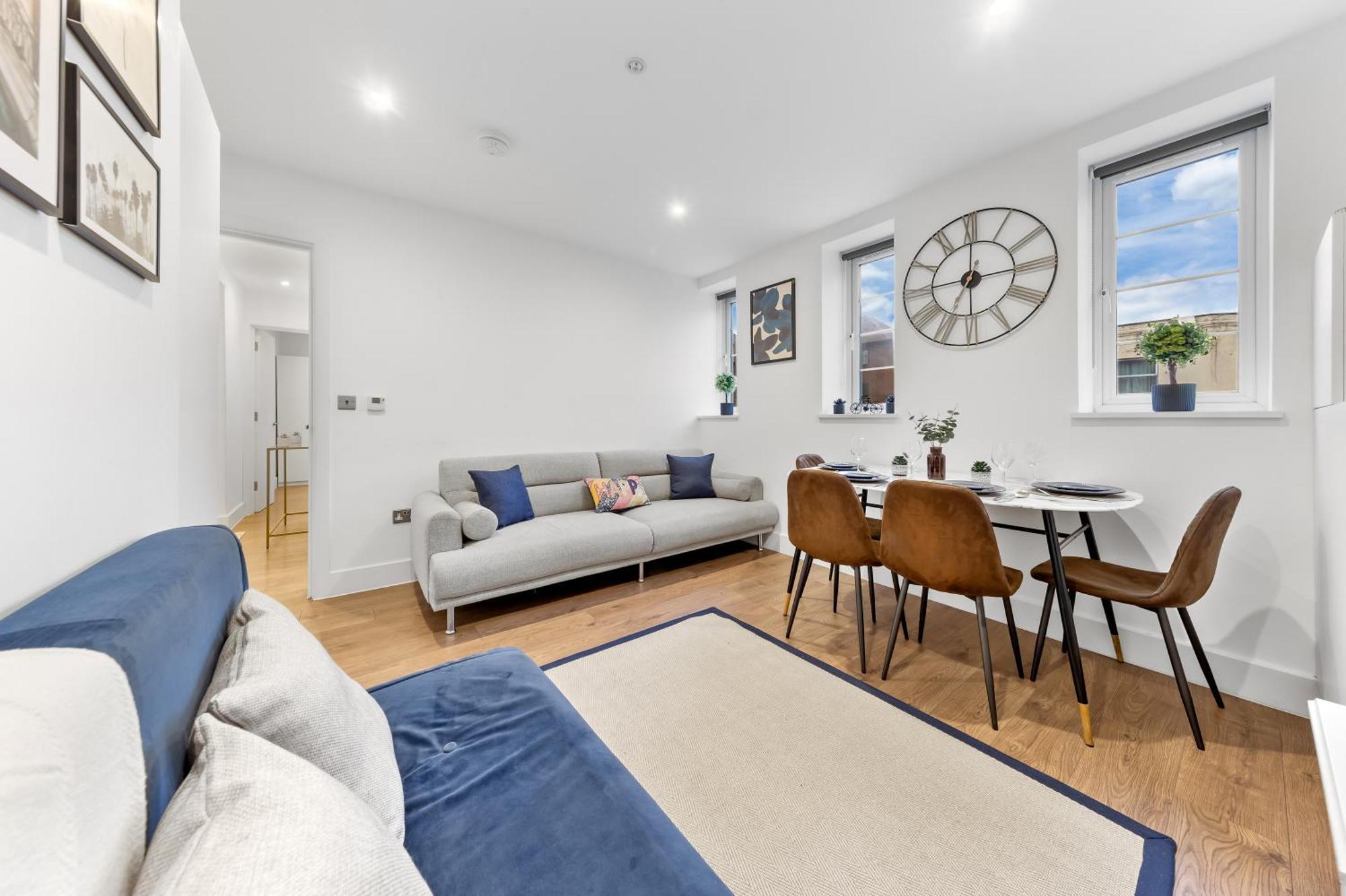 Central London Two Bedroom Serviced Apartment - Nine Elms Luxury Stay - Vauxhall & Westminster ภายนอก รูปภาพ