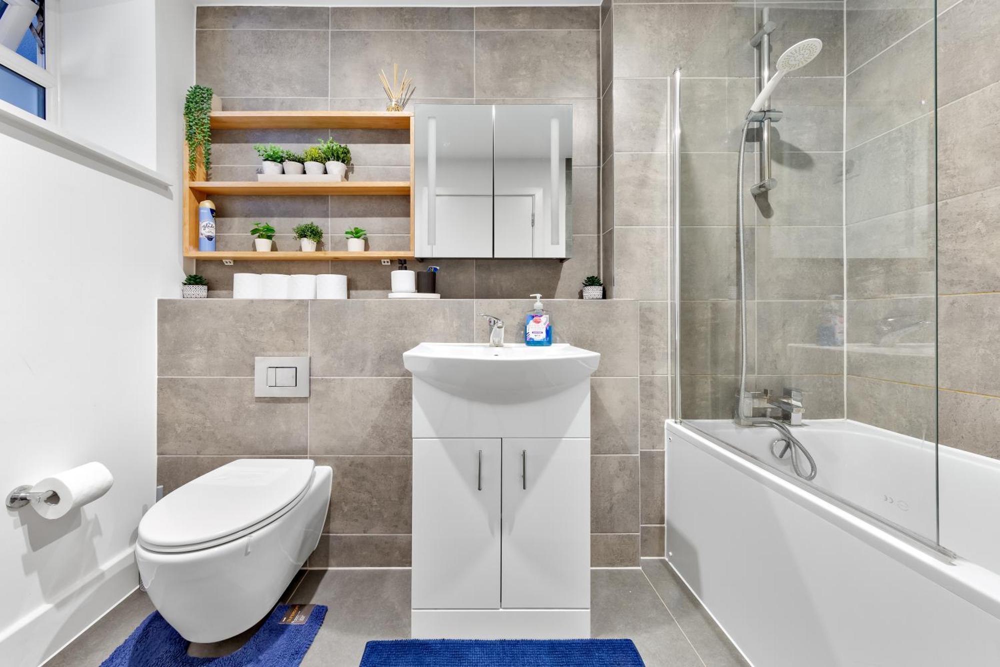 Central London Two Bedroom Serviced Apartment - Nine Elms Luxury Stay - Vauxhall & Westminster ภายนอก รูปภาพ
